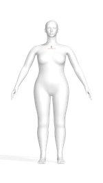 3D аватар манекена Моника