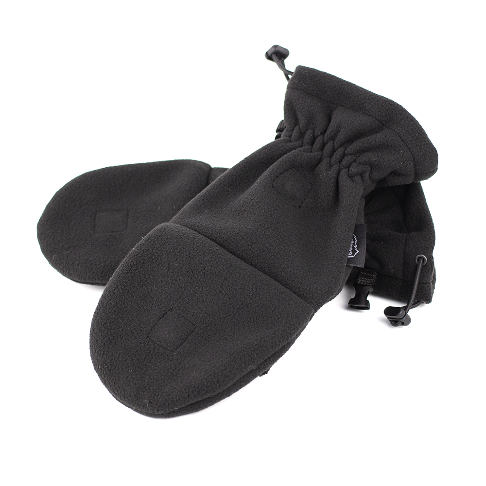 Перчатки Extreal "Валдай" с отворотом флис, Черный