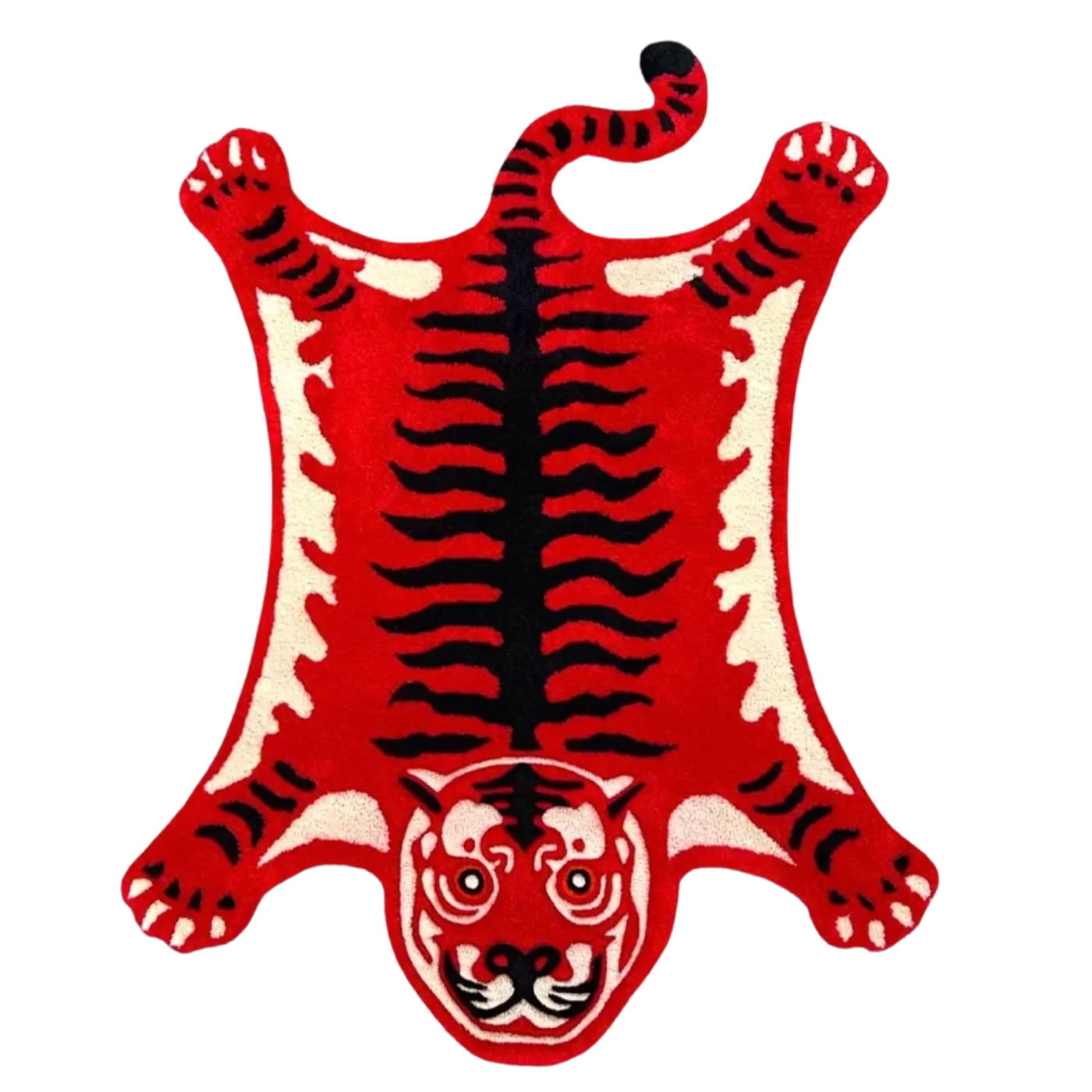 Ковер Тигр красный, 130х100 см