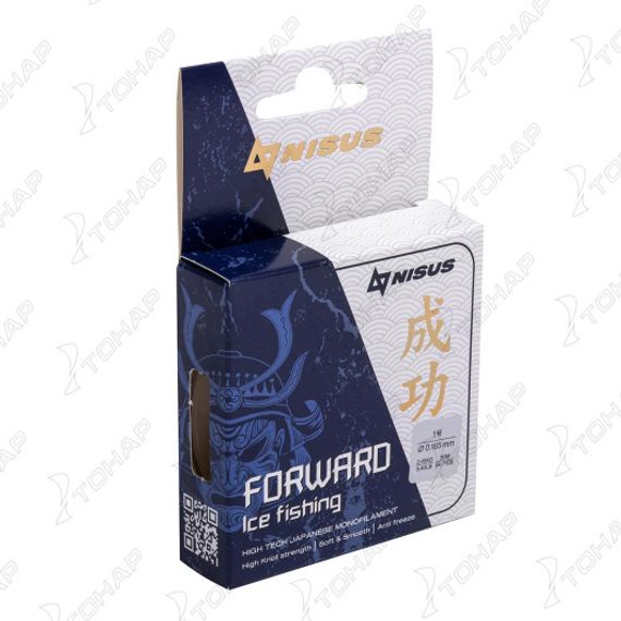 Леска FORWARD ICE FISHING 0,165mm/50m Nylon Transparent (N-FIF-0.165-50) Nisus