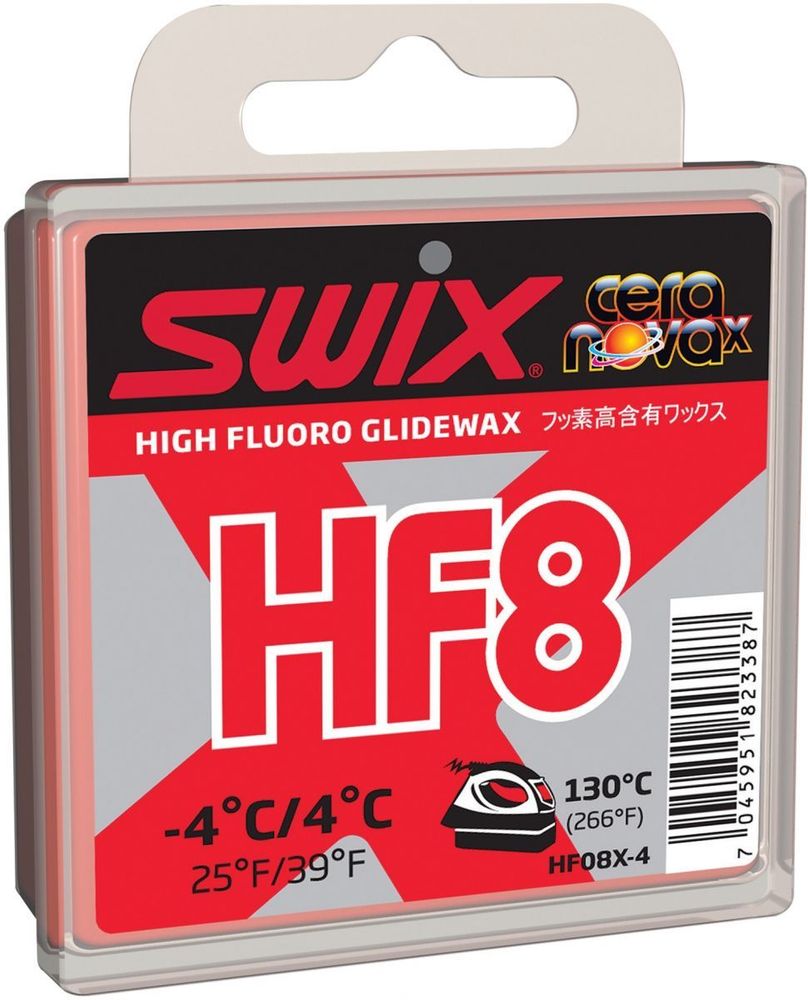 SWIX HF8X (+4-4 C) Red 40 g