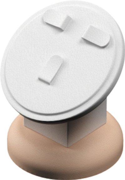 Подставка для гарнитура/круглая/3 язычка/накладка/ножка/основание