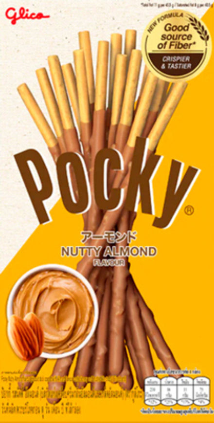 Pocky бисквитные палочки со вкусом миндаля