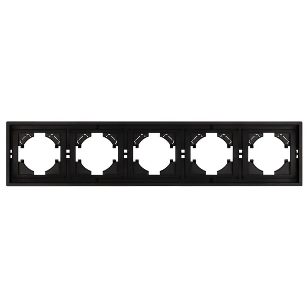 Рамка пластиковая FRM-TENDO-PL-5-BK (Arlight, -) 053852