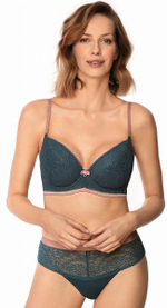 Бюстгальтер пуш-ап Zoya (Размер: 70F) (Цвет: темно-бирюзовый)