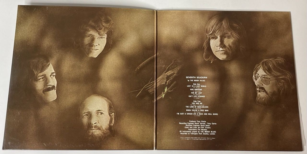 Винтажная виниловая пластинка LP The Moody Blues Seventh Sojourn (Japan 1982) (No Obi) New Horizons