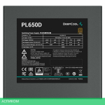 Блок питания Deepcool GAMERSTORM PL650D 650W (R-PL650D-FC0B-WDEU-V2)