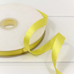 Лента Атласная 1,5см х 110м Полиэстер класс А (Желтый)