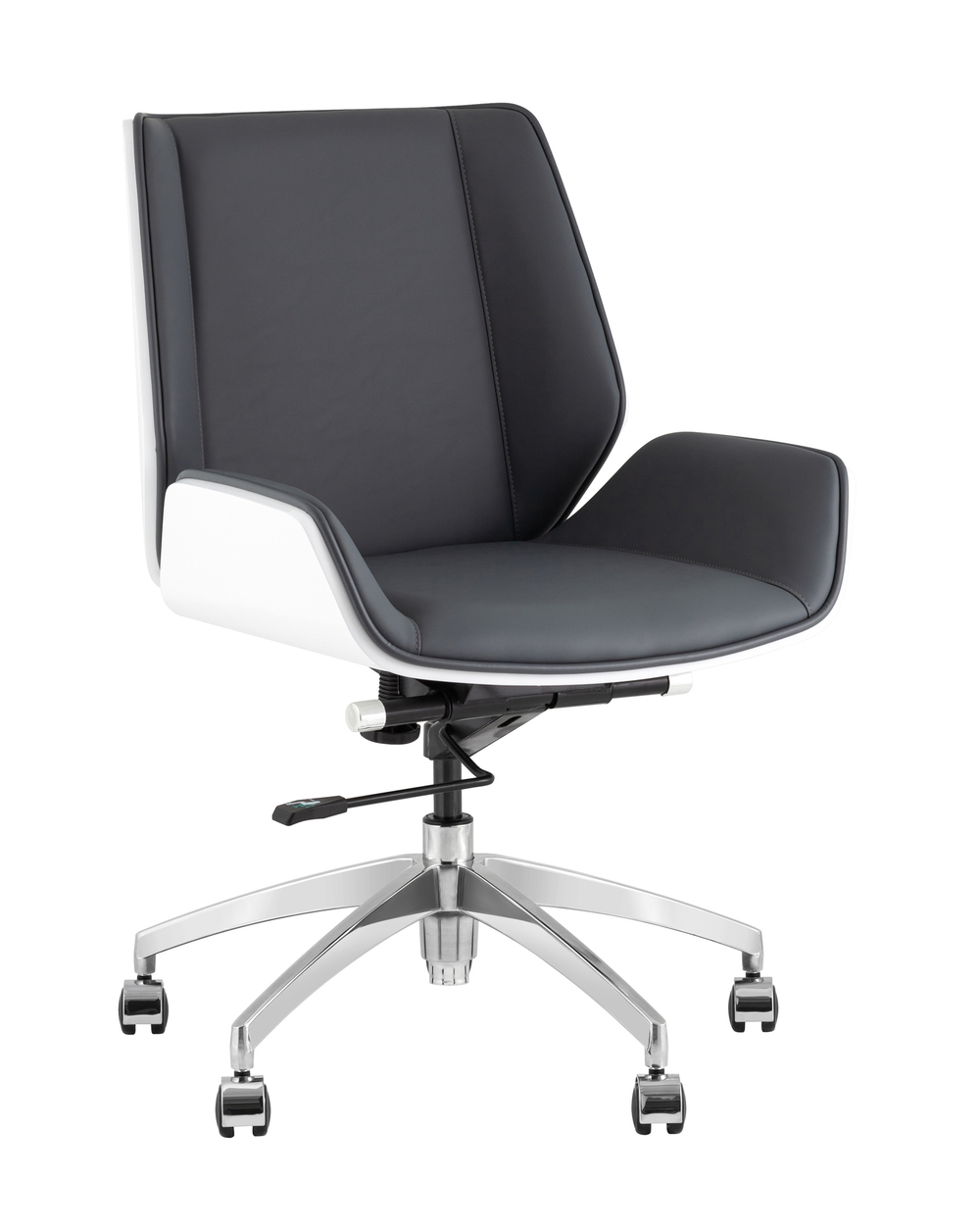 Кресло офисное TopChairs Crown SN серо-голубой
