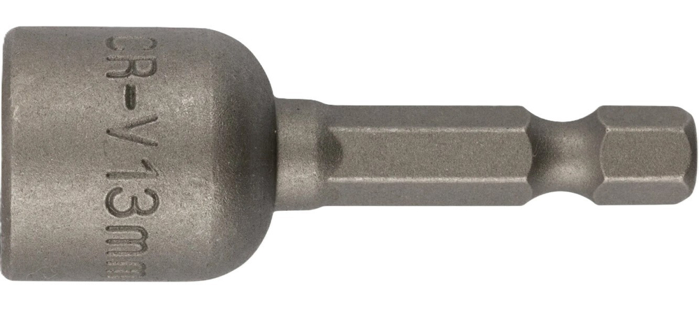 57942-1 Бита с торцевой головкой 13мм с магнитом L48мм кованая