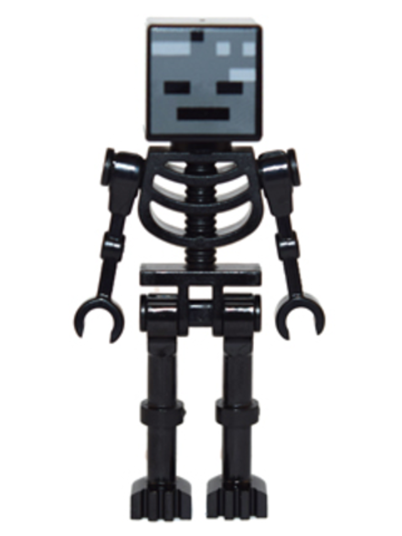 Минифигурка LEGO min025 Визер-скелет (прямые руки)