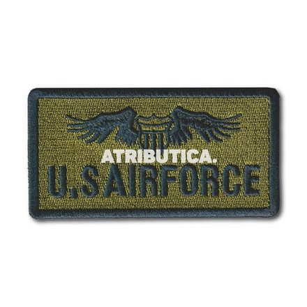 Нашивка ( Шеврон / Патч / Patch ) Тактическая U.S AIR FORCE 105х55 мм Оливковая