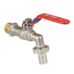 Кран шаровый со штуцером НР 3/4" ручка HLV