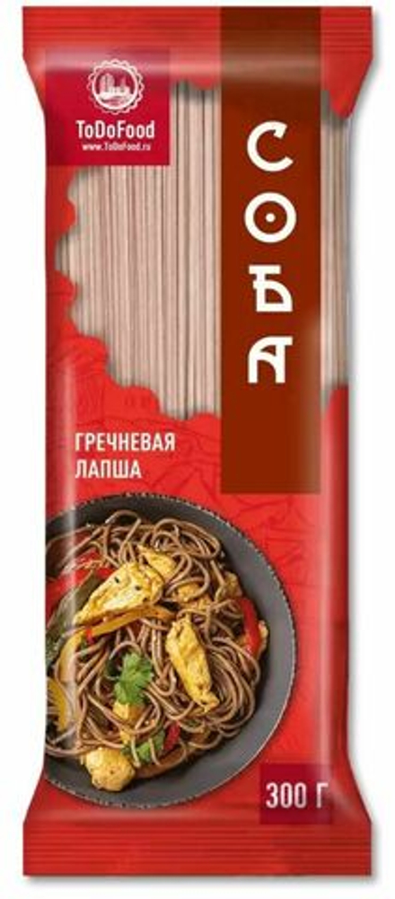 Лапша гречневая СОБА 1шт/300гр ToDoFood