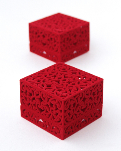 Футляр флокированный, серия "Кружева" мини