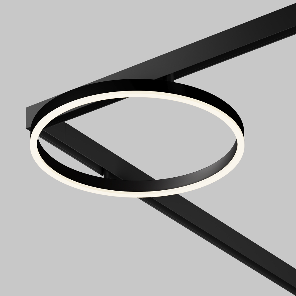 Магнитный трековый светильник Maytoni EXILITY Rim TR227-2-24W4K-B