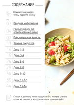 Три программы на 14 дней 1200 ккал