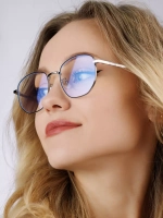 Очки для компьютера имиджевые защитные прозрачные нулевки