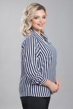 Блузка 1172 синие полоски Novita (Акция)
