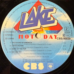 Виниловая пластинка Lake - Hot Day LP