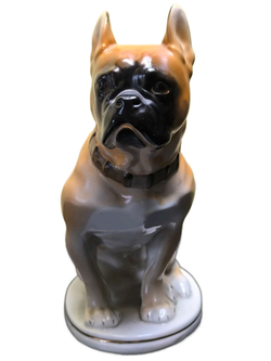 Фарфоровая статуэтка "Боксер", (ЛФЗ), СССР, 1960-1969 гг.