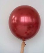 S шар гигант 24"/60 см Reflex (915) хром красный (БГ-90)