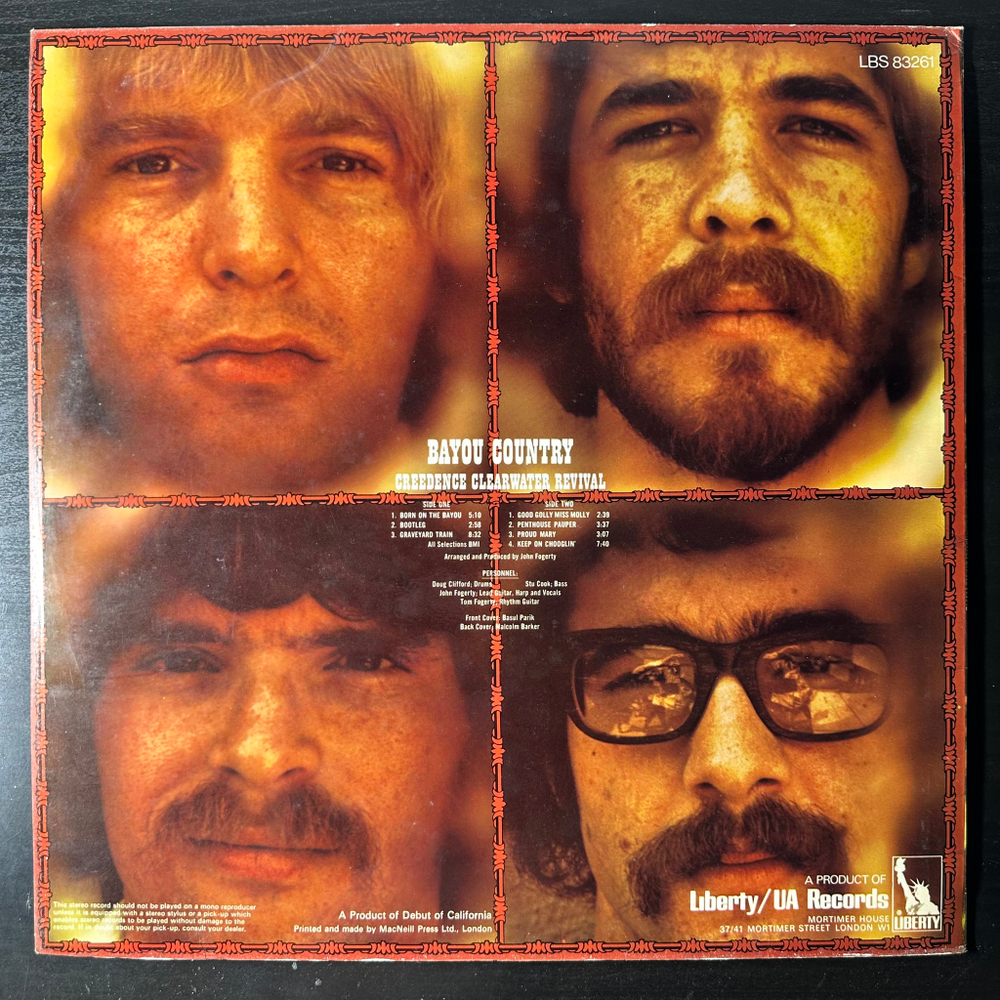 Creedence Clearwater Revival - Bayou Country (Англия 1969г.)