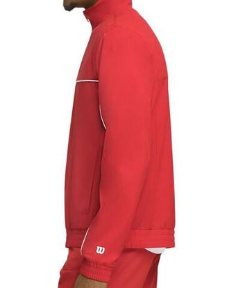 Мужская теннисная кофта Wilson Team Woven Colorblock - infrared