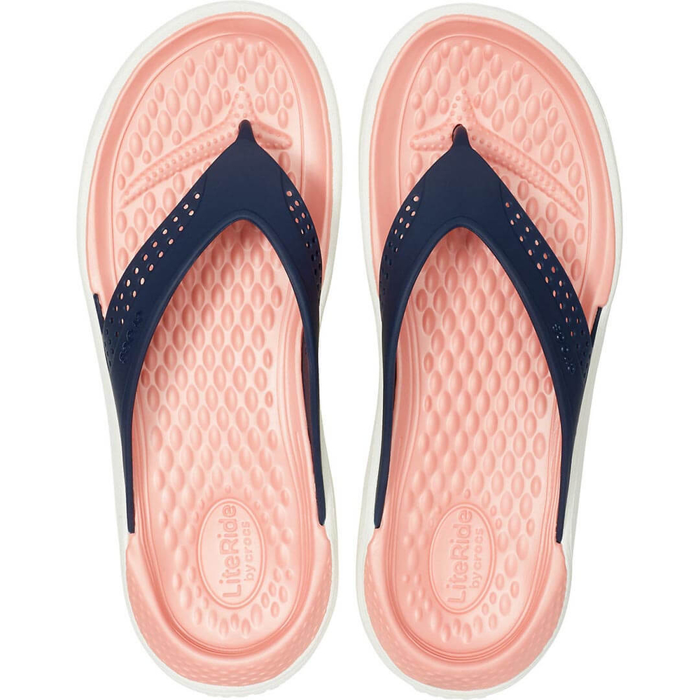 Шлепанцы Crocs LiteRide Flip Navy Melon