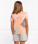 футболка KENZO KIDS - персиковый(K15092)