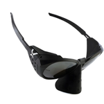 Спортивные очки HILX Oracle / Matt Black / Black Mirror Lens + Brown Mirror Polarized