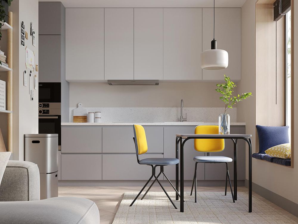 Стул Ror, Y, велюр, черный/голубой/желтый