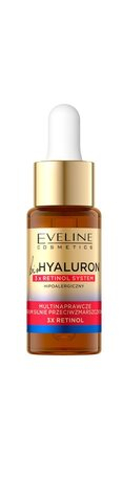 Eveline Cosmetics Bio Hyaluron 3x Retinol System - ночная сыворотка против морщин /   18  ml  / GTIN 5903416035305
