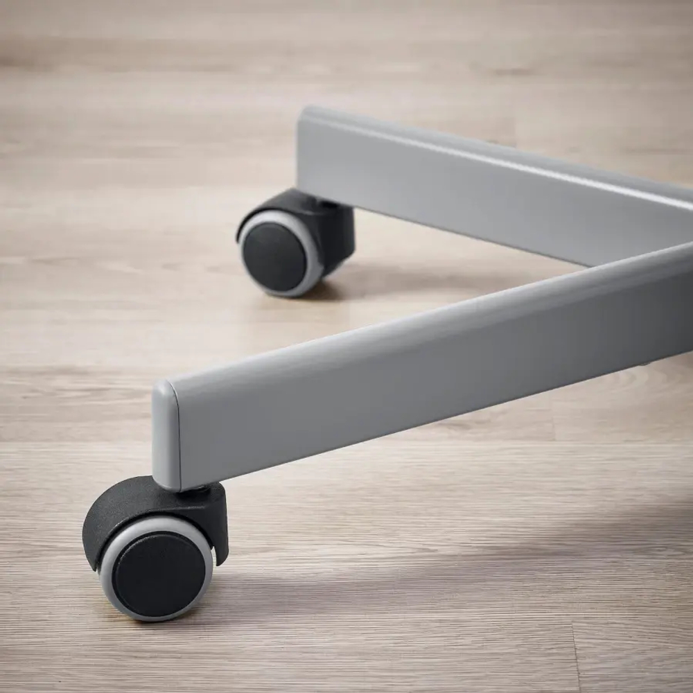 Офисный стул с подлокотниками - IKEA FLINTAN,  71x71x114см, серый, ИКЕА ФЛИНТАН