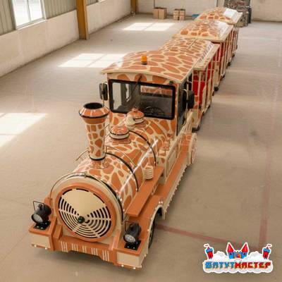 Поезд безрельсовый «Жирафик» 3 вагона, 13 мест, для ТРЦ