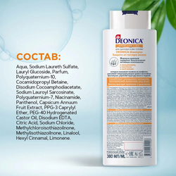 DЕONICA Шампунь Защита от потери волос, 380мл, блок 6шт.