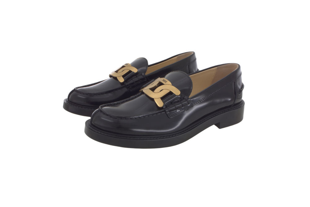 TOD"S chain-plaque loafers Women"s