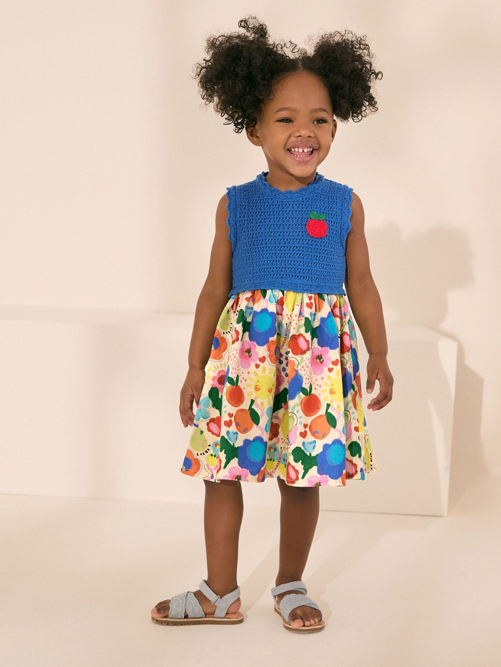 Сарафан для девочки Next AB6-936, Синий