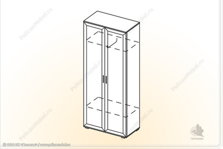 Шкаф платяной Триумф ШК