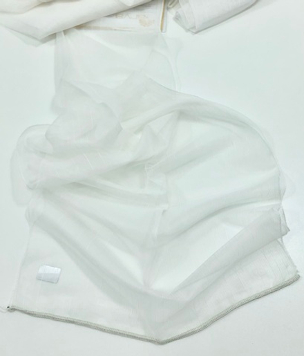 Тюль матовый с полосой Arya арт. Pine col. v02 (высота 300 см, Турция)