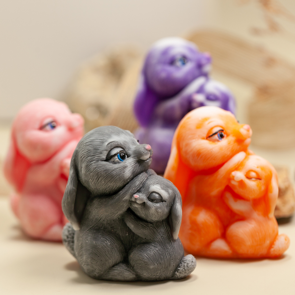 Мама с зайченком