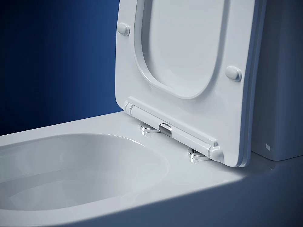Унитаз напольный Ceramica Nova Metropol CN4001T белый, с крышкой микролифт, с бачком, безободковый, слив-торнадо