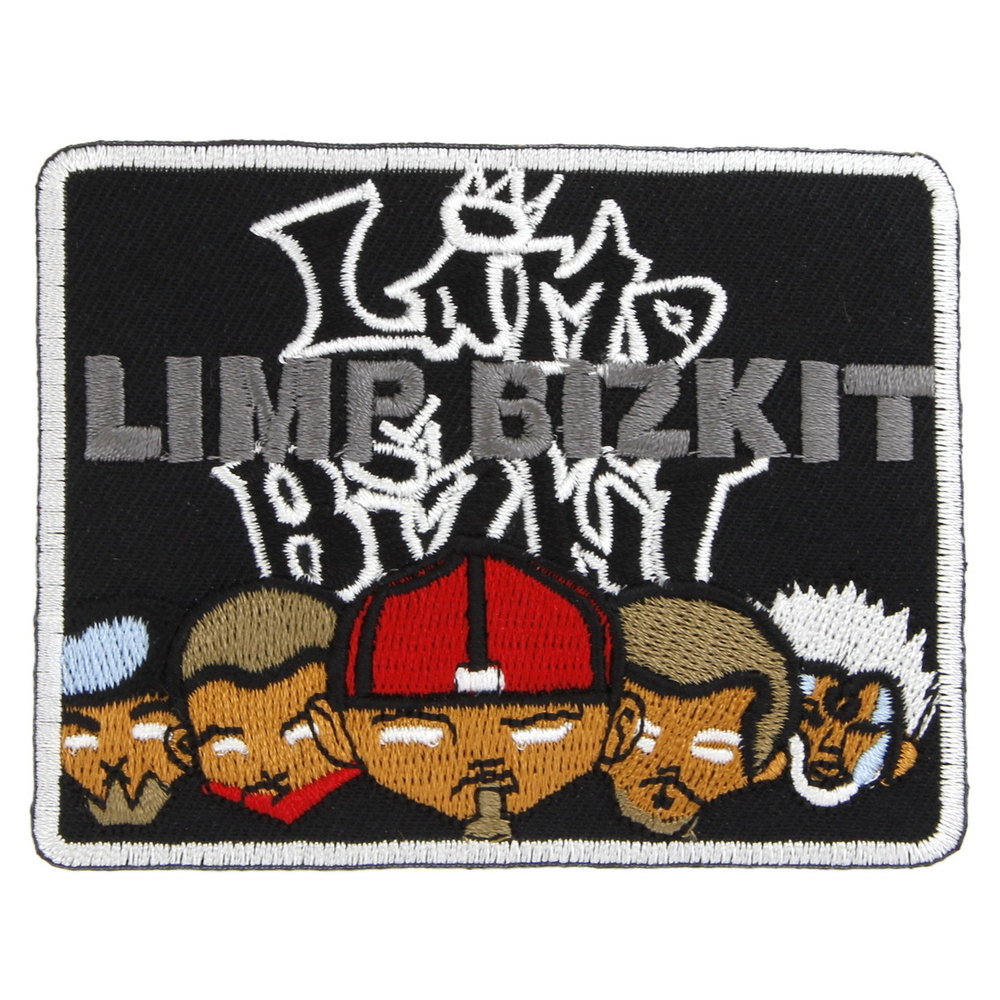 Нашивка с вышивкой группы Limp Bizkit