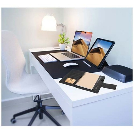 Блокнот A5 SCX.design O16 со встроенным зарядным устройством и подсветкой