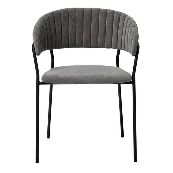 Стул Turin темно-серый с чёрными ножками