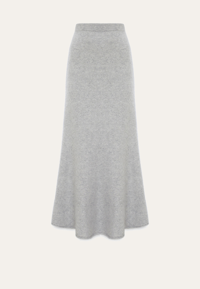 Юбка из пушистого кашемира