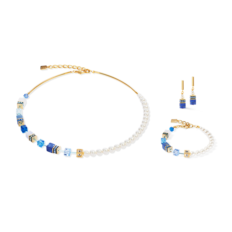 Серьги Coeur de Lion Blue-Gold 5086/21-0716