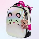 Ранец BRAUBERG SHINY, 2 отделения, "Curious mouse", 36х28х14 см, 270696