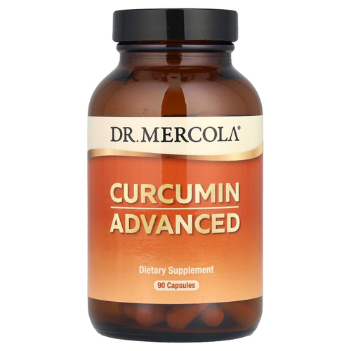 Dr. Mercola, Curcumin Advanced, куркумин, 90 капсул (500 мг в 1 капсуле)