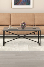 Журнальный столик HERMES 100х55 - антрацит